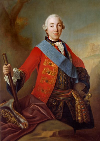 Portrait of Peter III Fedorovich (1728-1762) Russian tsar by School Russian