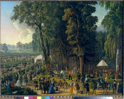 Public Festivities at Marina Rocha in Moscow by School Russian