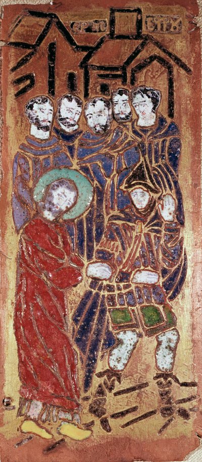 The Climb to Calvary of Christ by School Russian