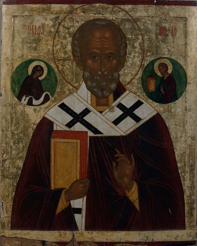 Saint Nicholas, circa 1700 by School Russian