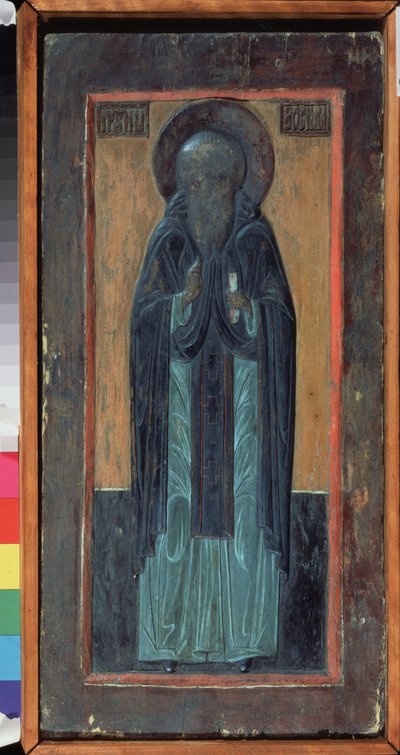 Saint Zosime of Solovki by School Russian