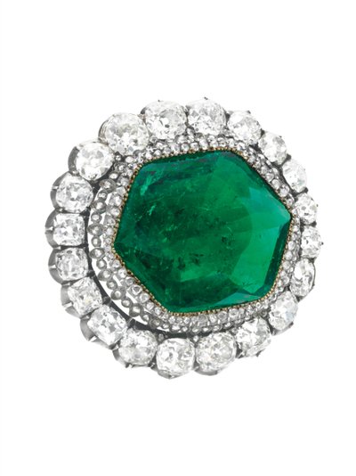 The Catherine the Great Brooch, Mid 18th Century by School Russian