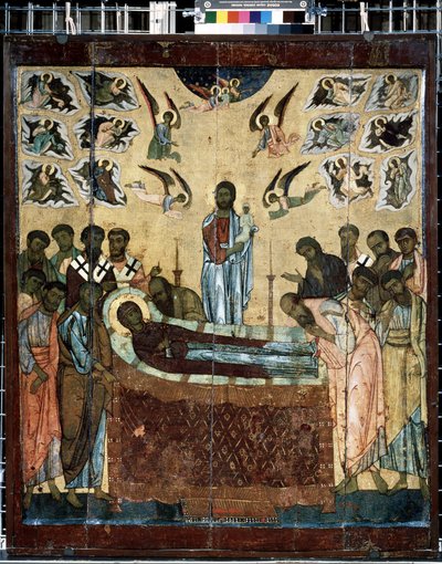 The Dormition of the Virgin by School Russian