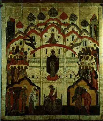 The Intercession, from the Church of the Intercession at Karelia by School Russian