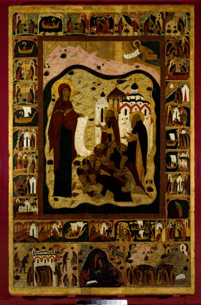The Virgin of Bogoliubovo by School Russian