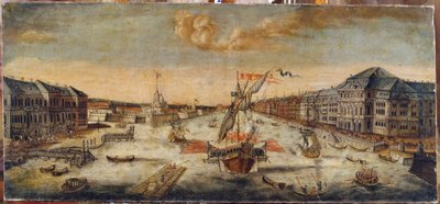 View of the Quays of the Neva (Saint Petersburg) by School Russian