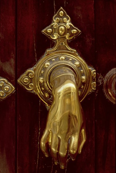 Door Knocker in the Form of a Hand (detail) by School Spanish