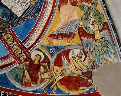 Evangelical Symbol of St. Luke, Copy of 12th Century Original by School Spanish