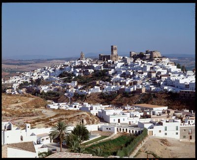 Panoramic view of the city of Arcos de la Frontera, Andalusia, Spain by School Spanish
