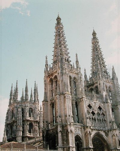 View of the Bell Towers and the Lantern Tower by School Spanish