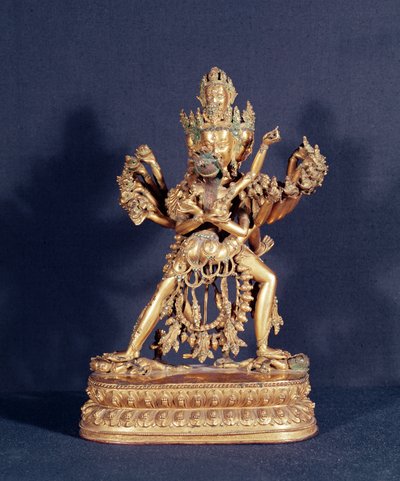 Hevajra and Nairatmya by School Tibetan