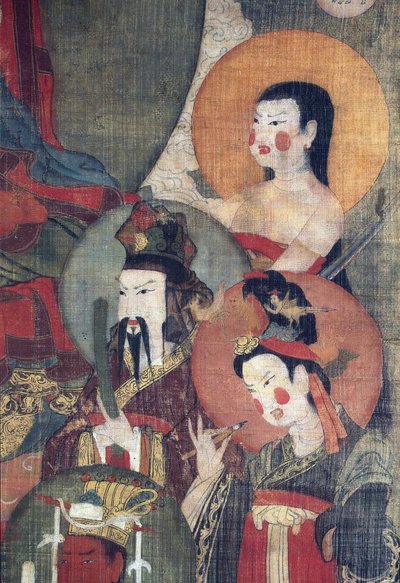 The Tejaprabha Buddha Surrounded with Planet Deities by School Tibetan
