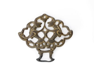 Ornament with a pair of lions, Seljud dynasty, possibly 13th century by School Turkish