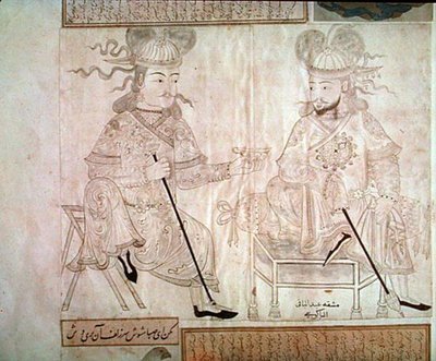 Two Men in Conversation, from Album 2162 by School Turkish