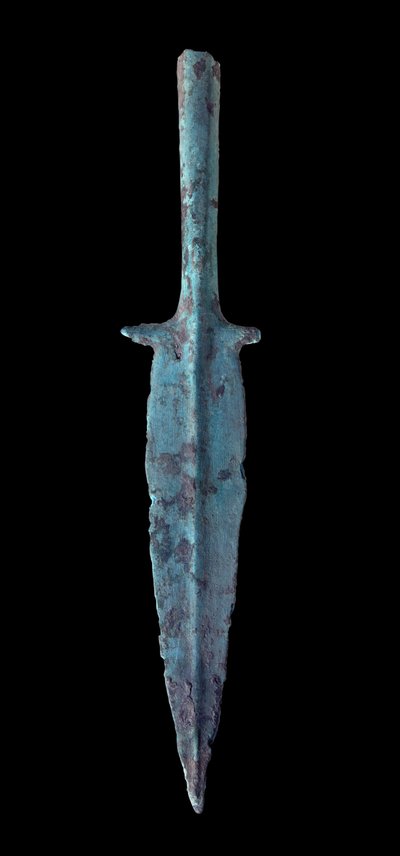 Civilization Dongson: bronze dagger. 300 BC-200 AD. From Vietnam. Paris, Guimet Museum, National Museum of Asian Arts by School Vietnamese