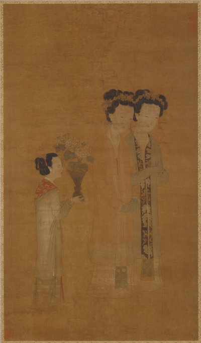 Court ladies and attendant, Ming dynasty, 16th century by School of Tang Yin