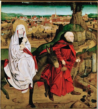 The Flight to Egypt by Schottenaltar Master
