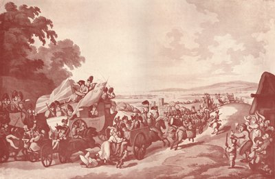 An extraordinary scene on the road from London to Portsmouth by Schultz