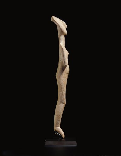 Cycladic reclining female figure, name-piece of the Schuster Master, Early Cycladic II, c.2400 BC by Schuster Master