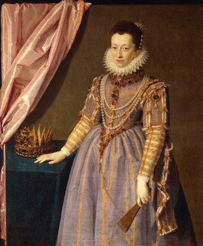 Portrait of Christine of Lorraine, wife of Grand Duke Ferdinando I de 