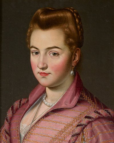 A Lady of the House of Parma, Possibly Costanza Colonna by Scipione (1550 98) (attr. to) Pulzone