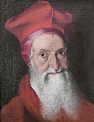 Portrait of Cardinal Domenico Morone by Scipione (1550 98) Pulzone