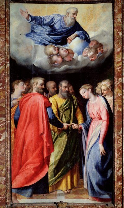 The Marriage of the Virgin by Scipione Pulzone