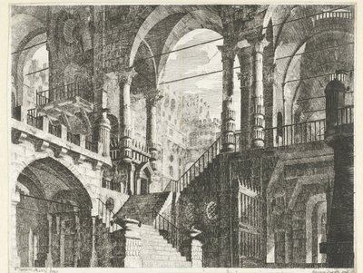 Building with Arches and Columns by Scipione Daretti