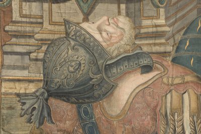 Il Gonfalone di Milano (detail) by Scipione and Posterla Camillo da Delfinone