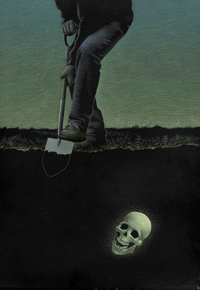 A Skull in Connemara by Scott McKowen