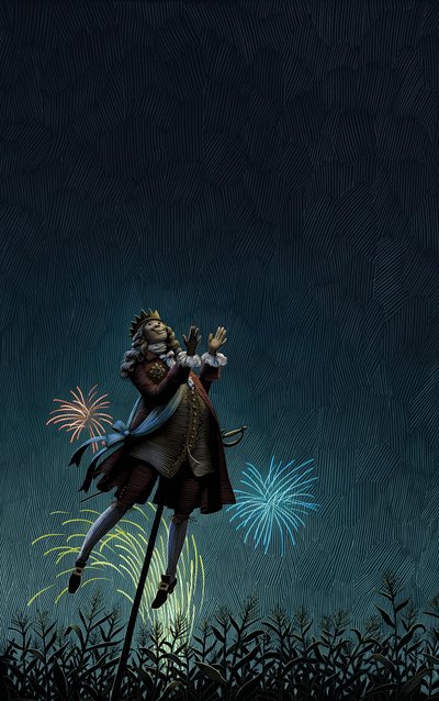 King George II Scarecrow by Scott McKowen
