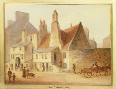 Canongate (detail) by Scottish School