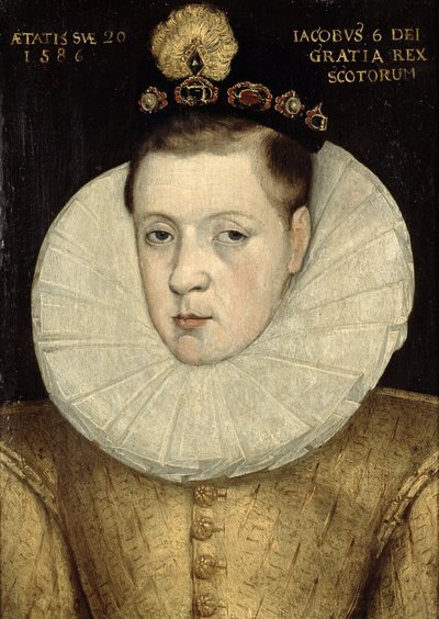 Portrait of James VI of Scotland, later James I of England by Scottish School