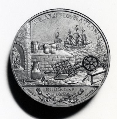 Scottish Penny commemorating Adam Smith (reverse), 1797 by Scottish School