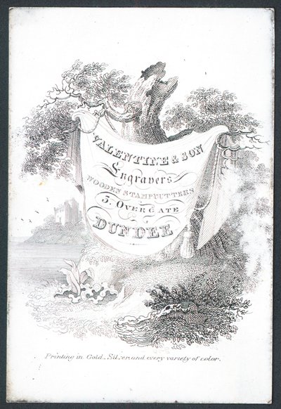 Valentine & Son, engravers and wooden stampcutters by Scottish School