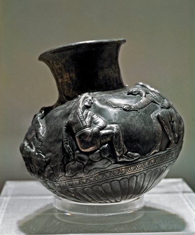 Silver Ritual Vase from the 7-6th Century BC by Scythian