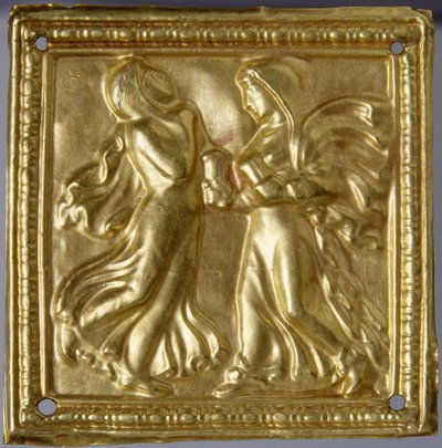 Scythian Art: Square Plaque with Dancers by Scythian