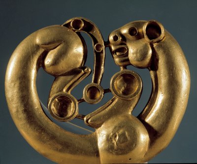 Scythian Art: Gold Plate Representing a Panther by Scythian Scythian
