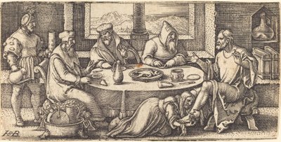 Christ in the House of Simon the Pharisee by Sebald Beham