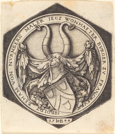 Coat of Arms of H.S. Beham by Sebald Beham