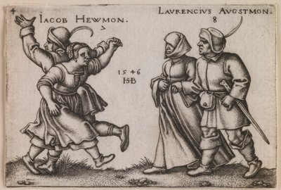 “July and August” from the series “The Peasants’ Feast or The Twelve Months” by Sebald Beham