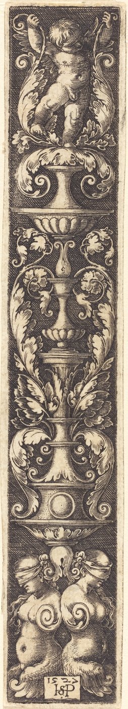 Ornament with Two Women Blindfolded by Sebald Beham