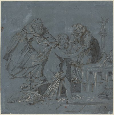 Susanna and the Elders by Sebald Beham