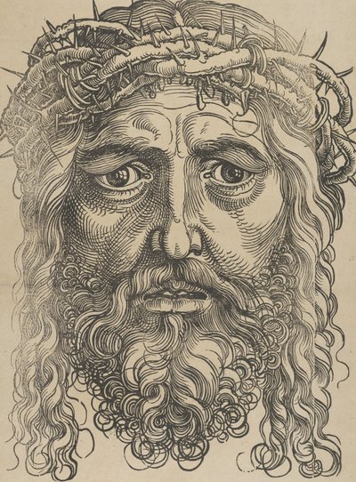 The Head of Christ Crowned with Thorns, ca. 1520 by Sebald Beham