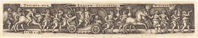 Triumphal Procession of the Noble Glorious Women by Sebald Beham