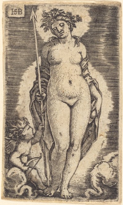 Venus and Cupid by Sebald Beham