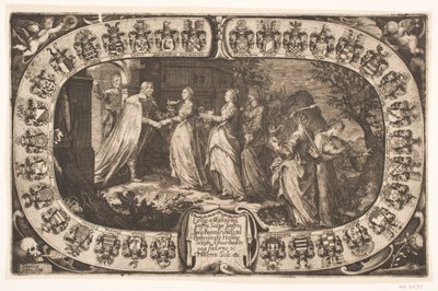The Five Wise Virgins. Memorial Sheet on the Occasion of the Death of Miss Anne Rosenkrantz by Sebastian Lehlin