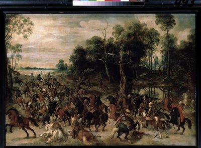 Cavalry Attack, c.1615 by Sebastian Vrancx