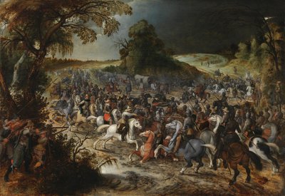 Cavalry Battle by Sebastian Vrancx