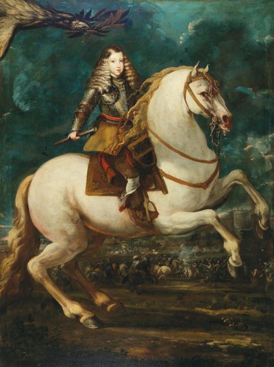 Equestrian Portrait of Charles II of Spain by Sebastian de Herrera Barnuevo